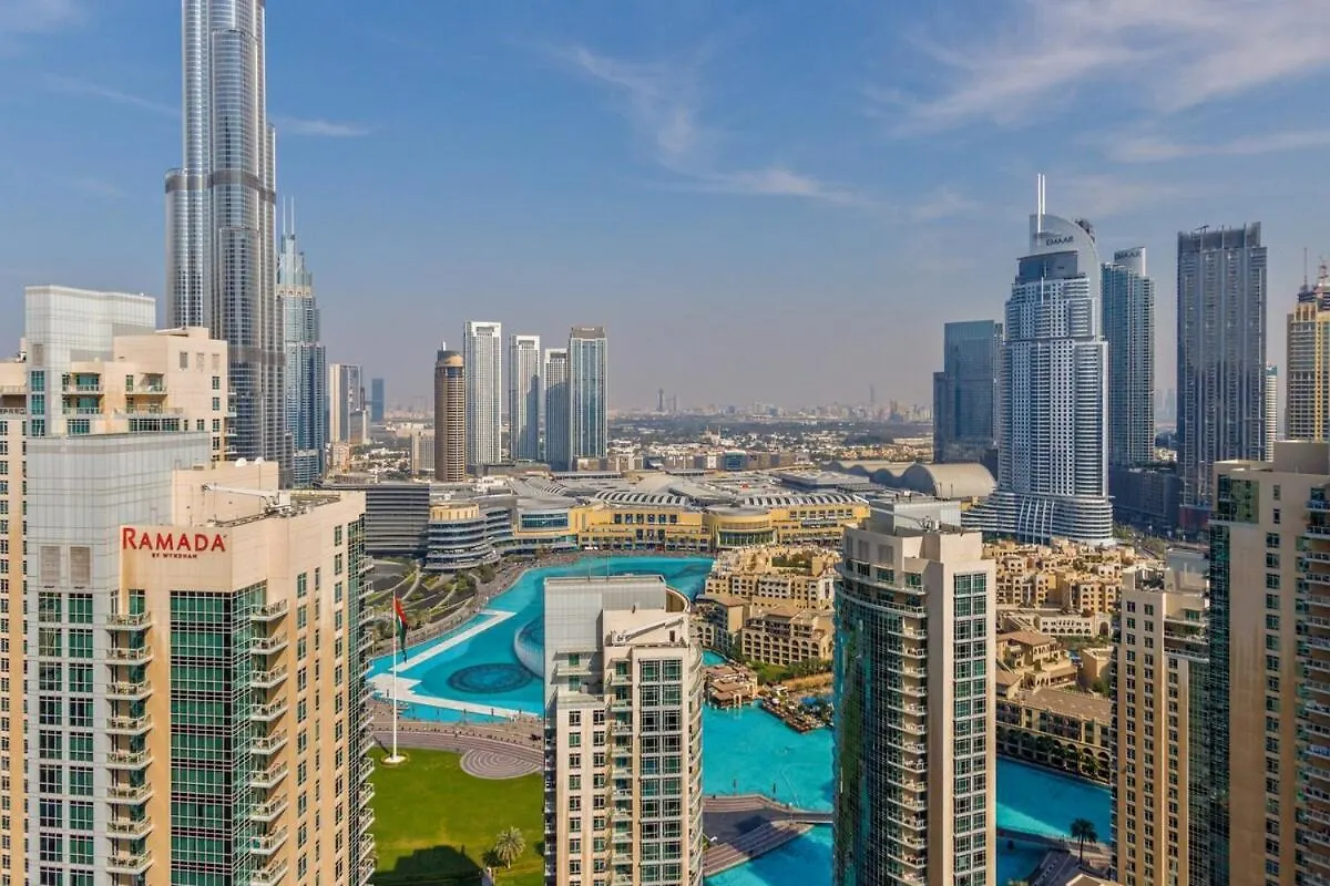 두바이 Arabian Nights 1Br - Burj Khalifa & Fountain Views 아파트 아랍에미리트