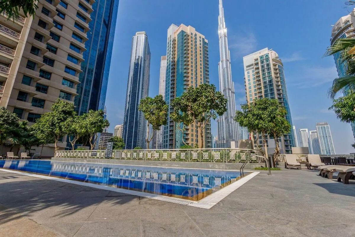 두바이 Arabian Nights 1Br - Burj Khalifa & Fountain Views 아파트