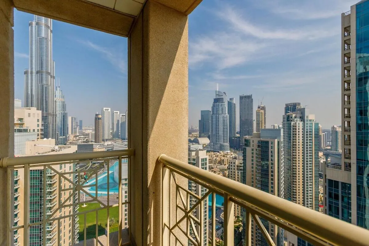 두바이 Arabian Nights 1Br - Burj Khalifa & Fountain Views 아파트