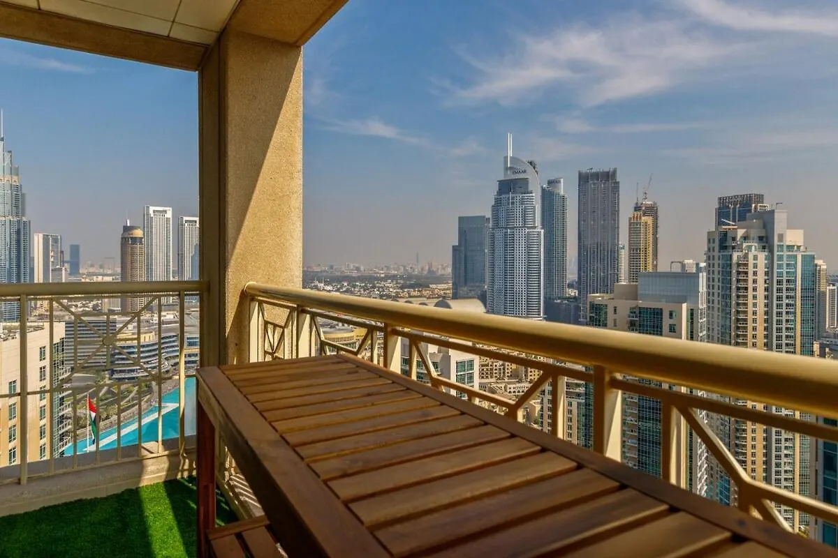 두바이 Arabian Nights 1Br - Burj Khalifa & Fountain Views 아파트