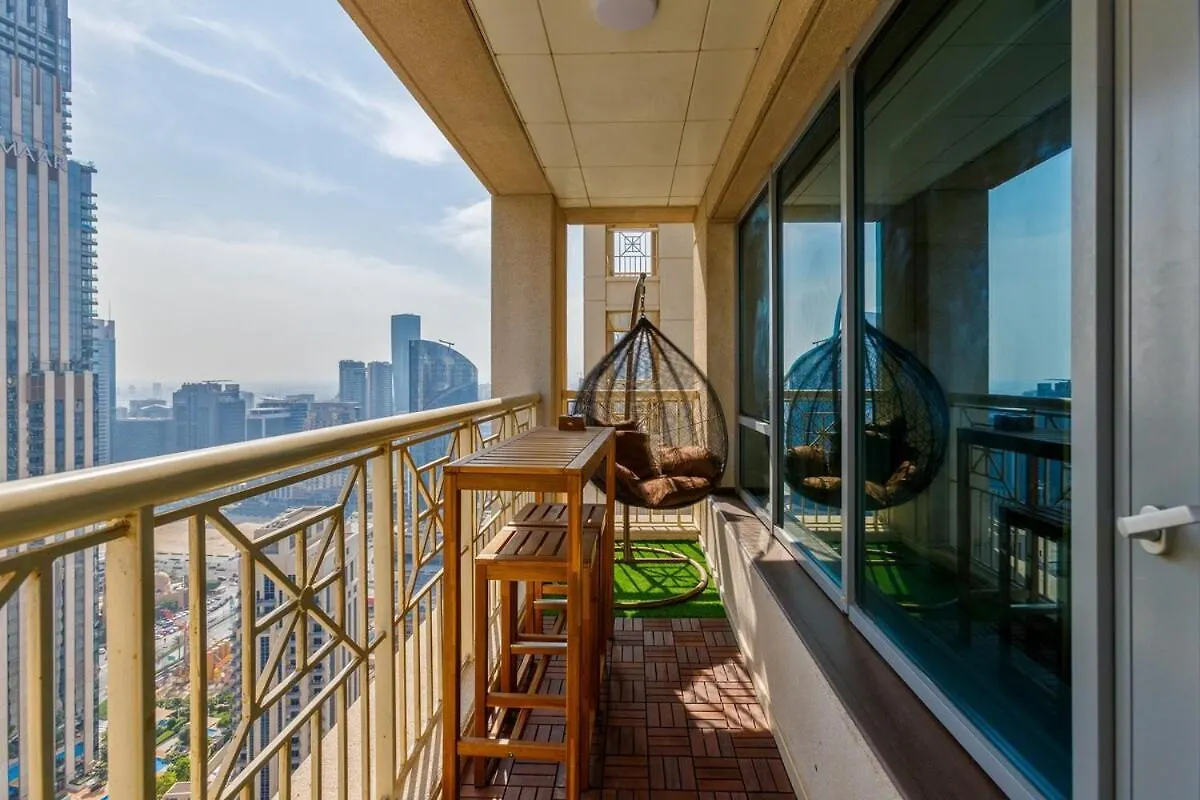 두바이 Arabian Nights 1Br - Burj Khalifa & Fountain Views 아파트