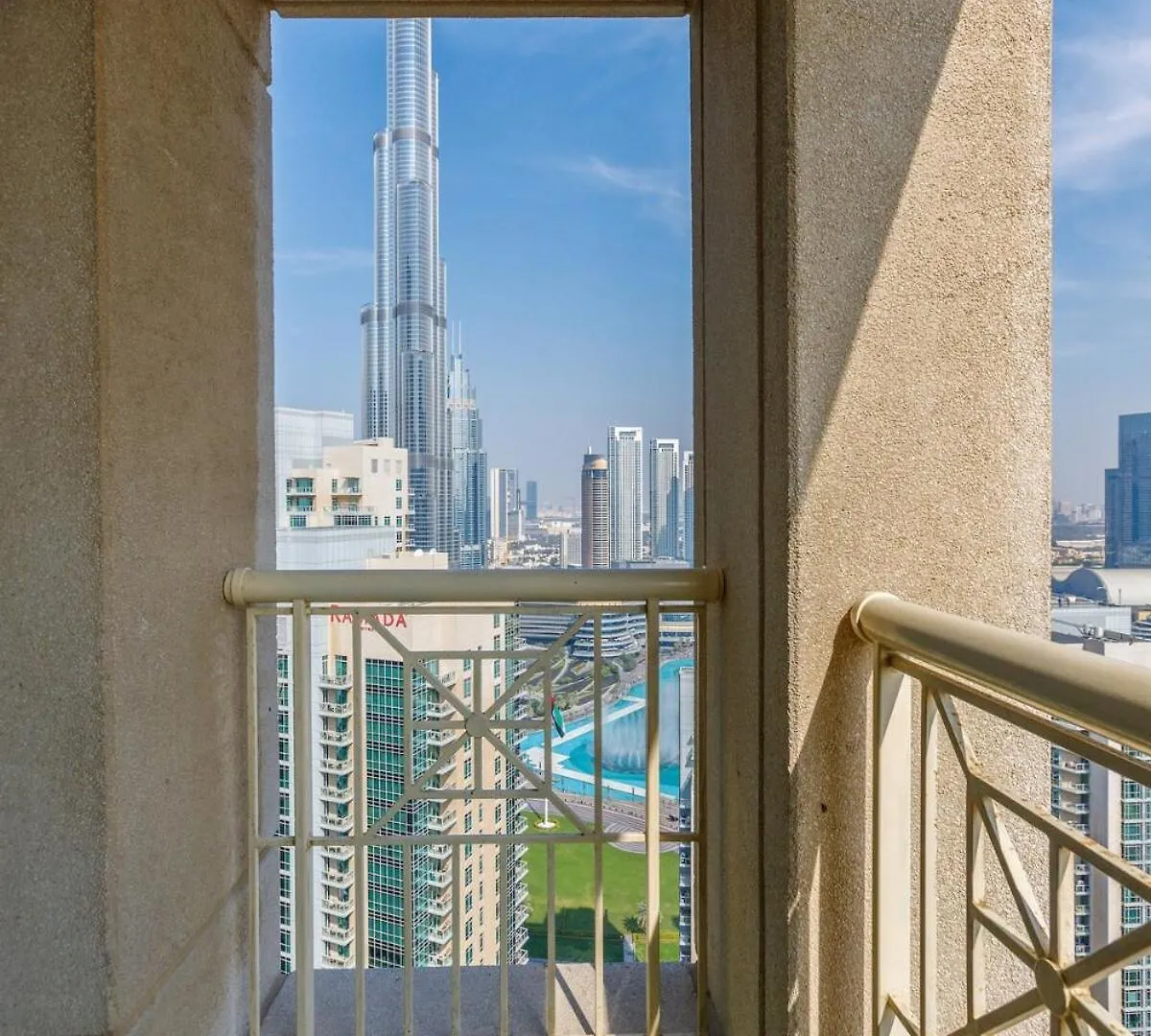두바이 Arabian Nights 1Br - Burj Khalifa & Fountain Views 아파트