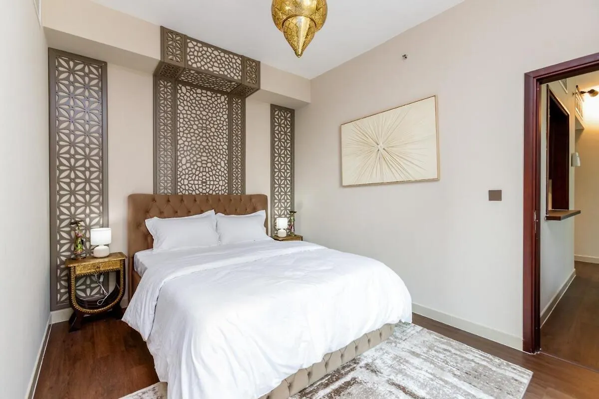 두바이 Arabian Nights 1Br - Burj Khalifa & Fountain Views 아파트